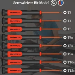 E. Durable Torx Schraubendreher Set T3-T15 mit ESD Pinzette, Präzisions