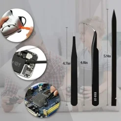 E. Durable Torx Schraubendreher Set T3-T15 mit ESD Pinzette, Präzisions