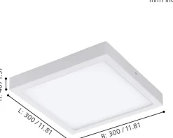 Eglo Connect LED Fueva-C 21W Deckenleuchte 30cm RGB EEK: (Spektrum A-G)