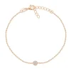 Ein passendes Bronze-Armband aus Silber mit Zirkonen BR38R
