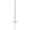 Electra Kunststoffpfahl 125 cm mit Doppeltritt - weiß - 10 Stück Weidezaunpfähle