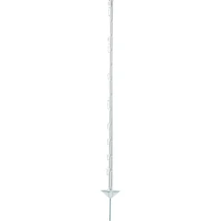 Electra Kunststoffpfahl 125 cm mit Doppeltritt - weiß - 10 Stück Weidezaunpfähle