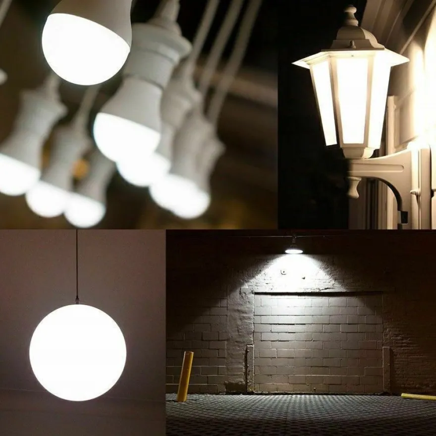 E27 LED Motion Sensor Light Bulb 3-Pack | Radar Detection 5W-12W Energy-Saving Auto