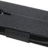 Elegantes Taschenetui kompatibel mit Nokia 230 aus schwarzem Leder im optischen