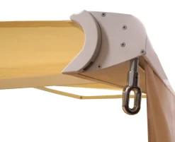 Elektrische Vollkassetten-Markise T124, 5x3m ausfahrbarer Volant