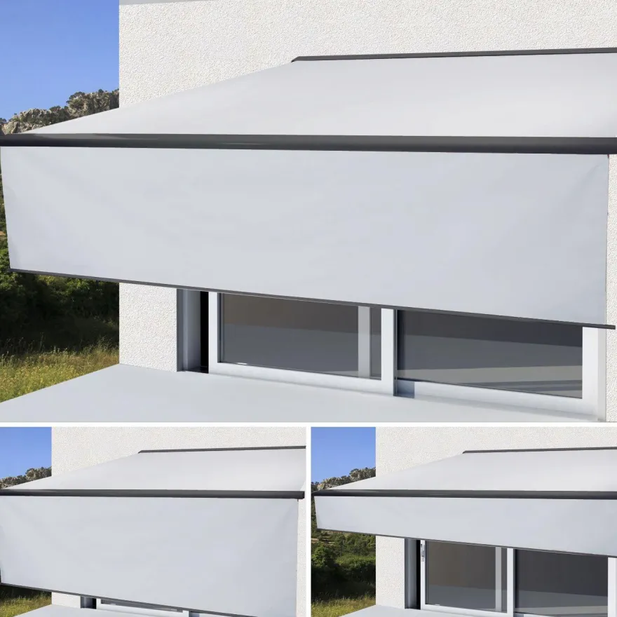 Elektrische Vollkassetten-Markise T124, 5x3m ausfahrbarer Volant