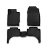Element Gummi-Fußmatten 3D für Mitsubishi L200, 2015->, Pick-up mit Doppelkabine, 4 t