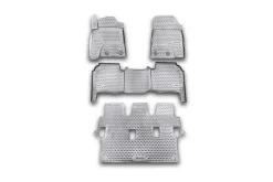 Element Gummi-Fußmatten 3D für TOYOTA Land Cruiser, 2012-2015, SUV 5 Türen, 4 tlg
