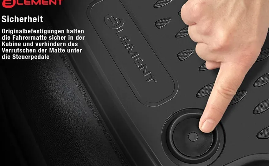 Element Gummi-Fußmatten 3D für Volkswagen iD.3, 2020->, Fließheck 5 Türen, 3 tlg