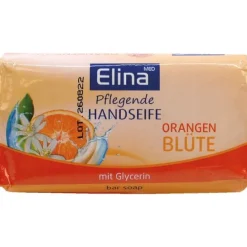 Elina med pflegende Handseife Orangenblüte mit Glyzerin 100 gr