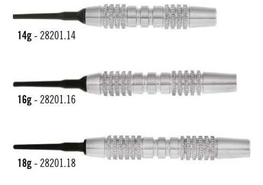 Elkadart Prism, Soft Dart, 16 Gramm, Nickelsilver