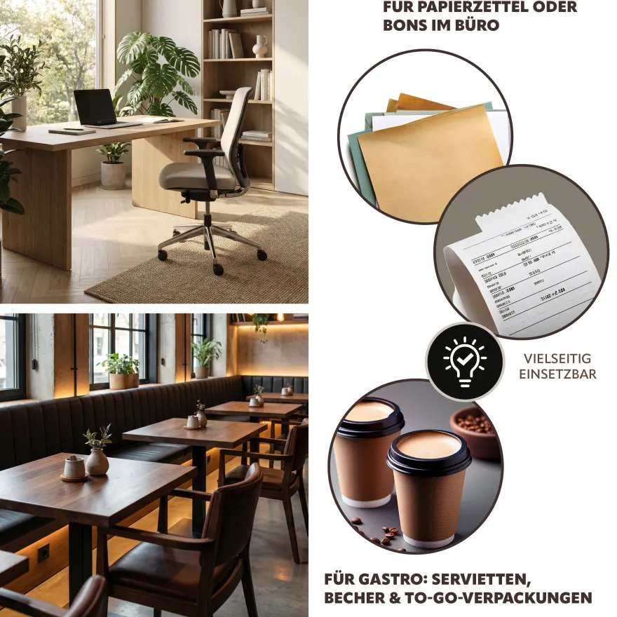 eluno Abfalleimer Vintage, Treteimer, 20 Liter aus Metall
