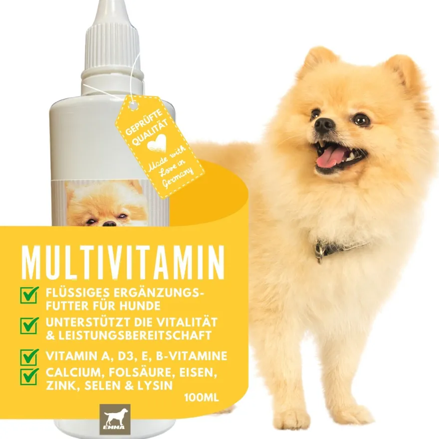 EMMA Multi Vitamine + Vitamin B-Komplex für Hunde, Tropfen 100ml