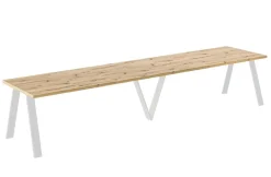ENDO XXL Esstisch Lungo WEISS 130-405 cm ausziehbar Kulissentisch Esszimmertisch NEU