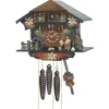 Engstler - 400 QM - Kuckucksuhr - Quarz - Nussbaum