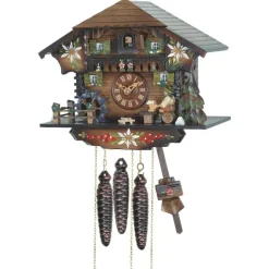 Engstler - 400 QM - Kuckucksuhr - Quarz - Nussbaum
