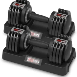 EnterSports Verstellbare Hantel 12kg - Platzsparend & Sicher für Ihr Training