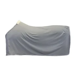 EQuest ALPHA FLEECE Abschwitzdecke für Pferde, grau - 145 cm