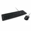 Equip Kabelgebundene Kombi Keyboard+Mouse, schwarz, spanisch