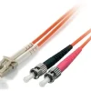 equip LC/ST-LWL-Patchkabel, OS2, 10m
