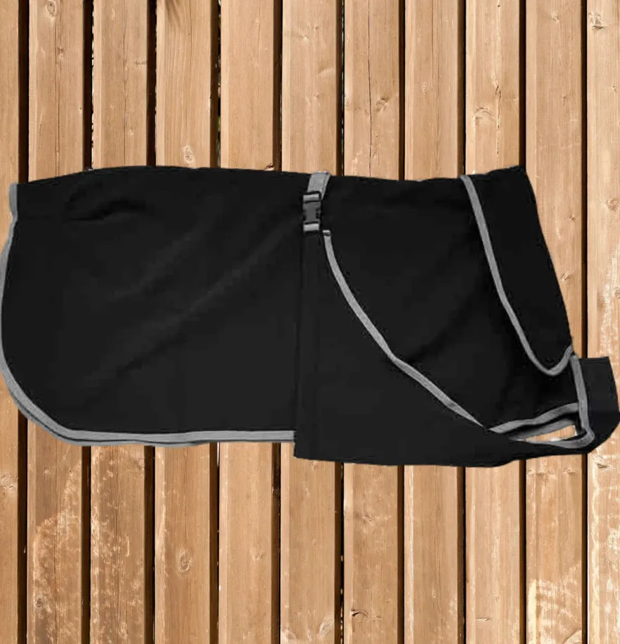 Equi Théme Softshell Hundemantel, Regenmantel, Hunde Decke Softshell, schwarz