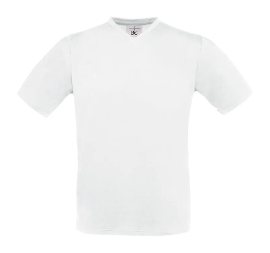 10er Pack Herren Exact V-Neck T-Shirt von B&C S bis 2XL Fair Wear Öko-Tex TU006