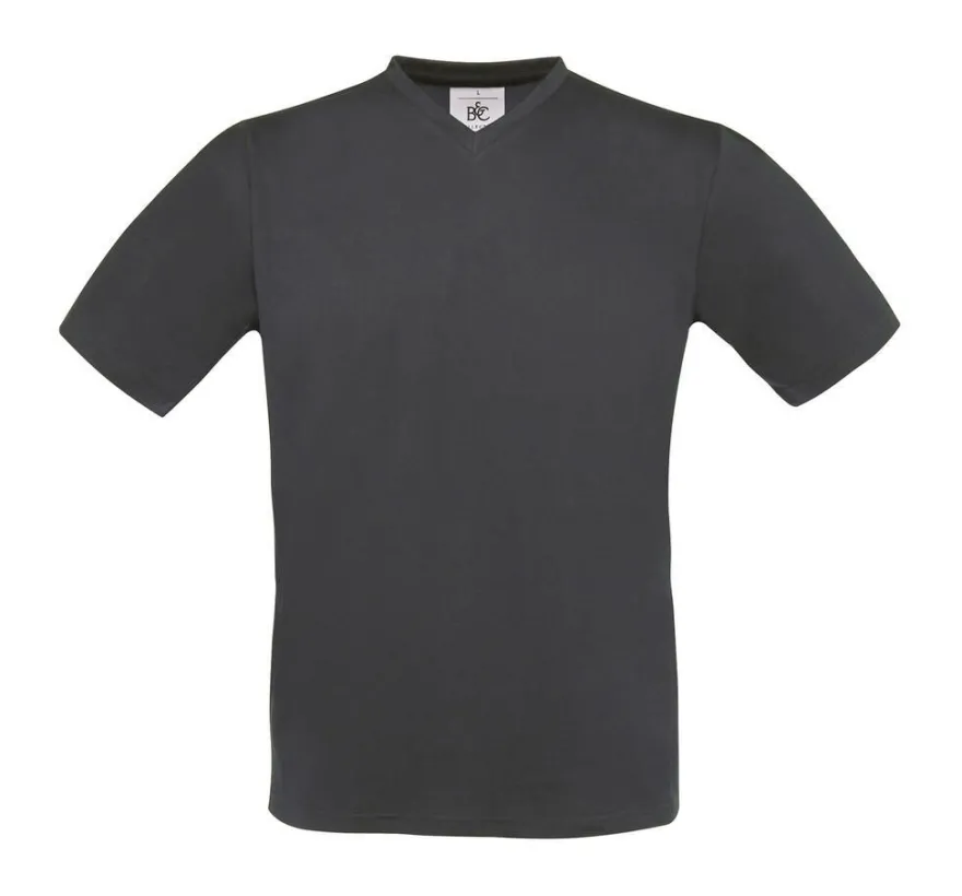10er Pack Herren Exact V-Neck T-Shirt von B&C S bis 2XL Fair Wear Öko-Tex TU006