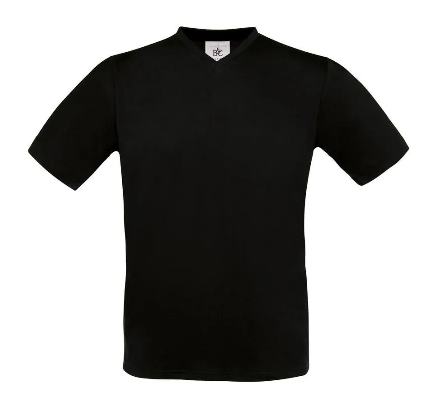 10er Pack Herren Exact V-Neck T-Shirt von B&C S bis 2XL Fair Wear Öko-Tex TU006