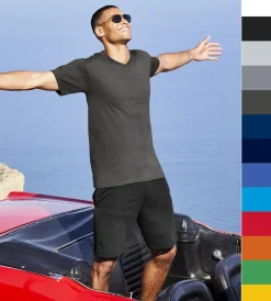 3er Pack Herren T-Shirt V-Ausschnitt FRUIT OF THE LOOM V-Neck-Tee 61-066-0 NEU