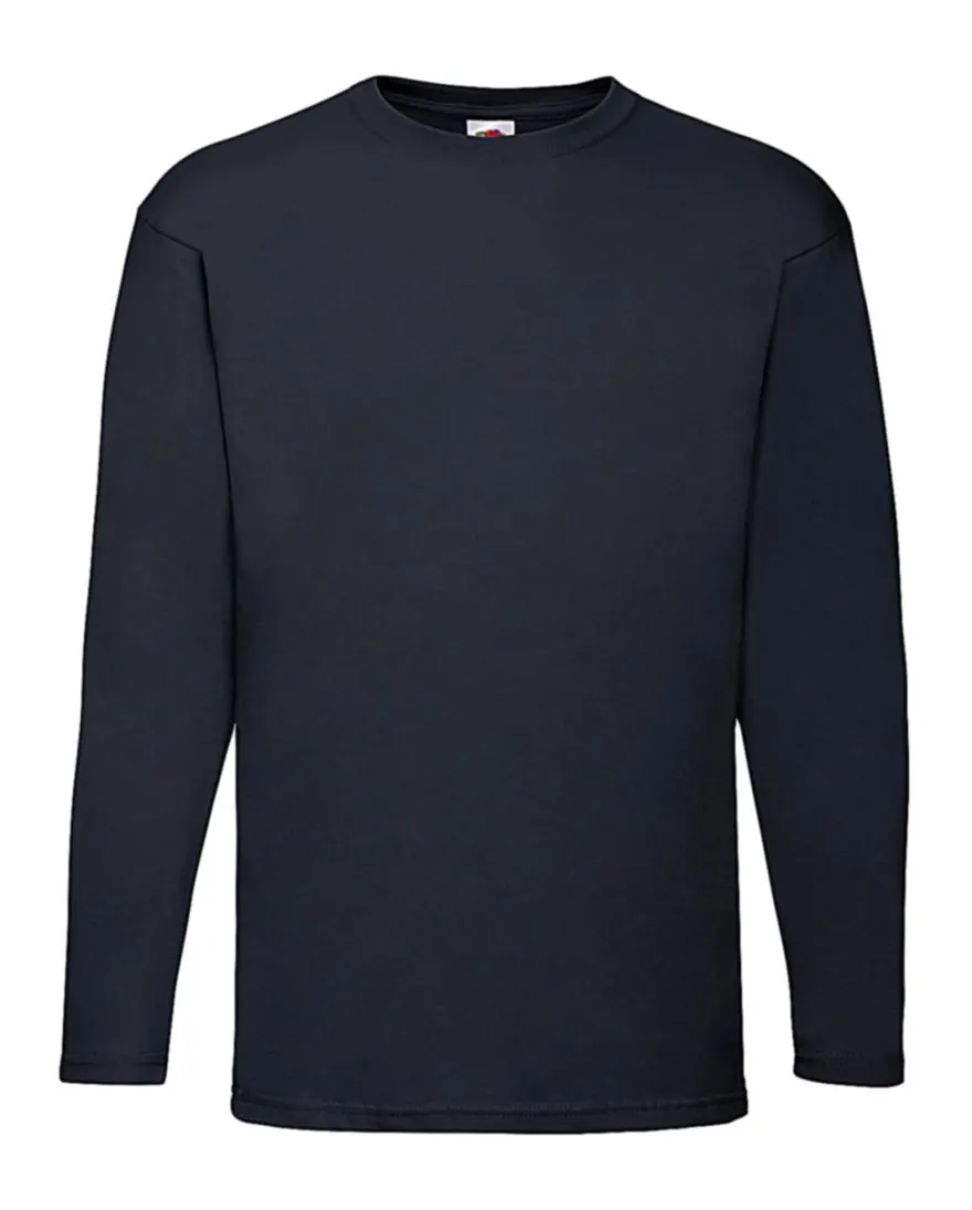 5er Pack Longsleeve FRUIT OF THE LOOM langarm Valueweight LS T 61-038-0 NEU