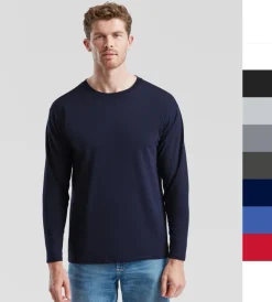 5er Pack Longsleeve FRUIT OF THE LOOM langarm Valueweight LS T 61-038-0 NEU