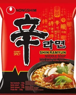 5er-Pack Nongshim Instantnudeln Shin Ramyun 120g