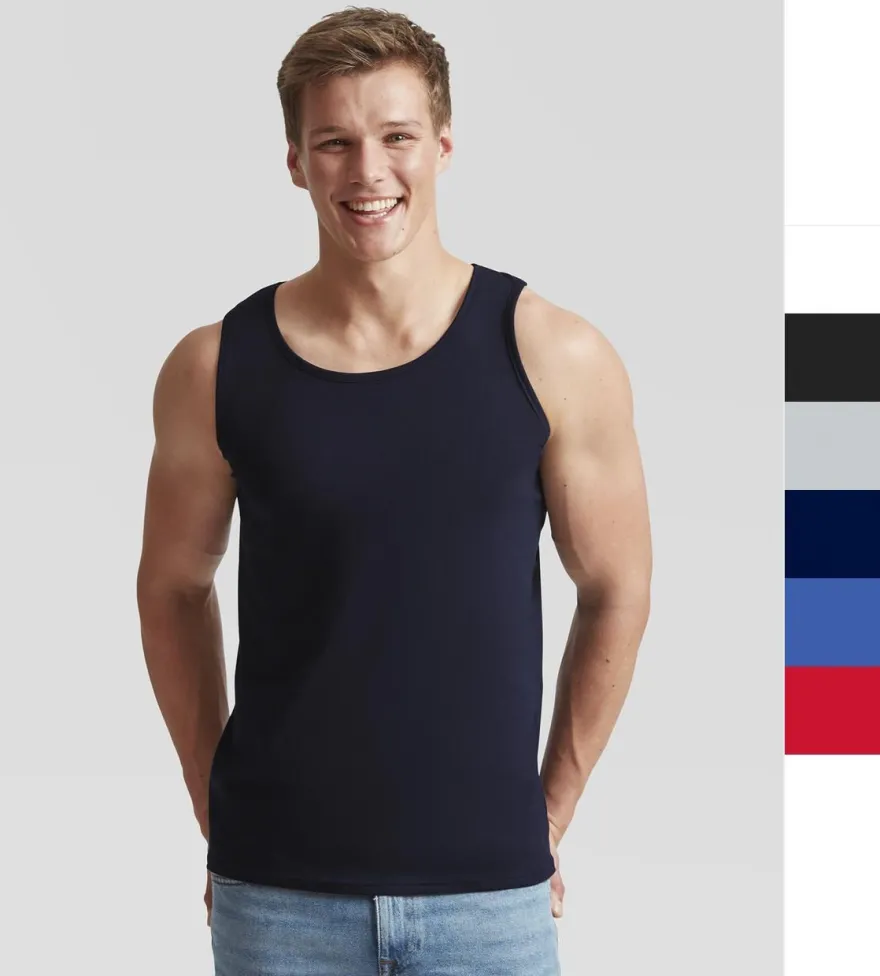 3er Pack Tanktop Unterhemd FRUIT OF THE LOOM Valueweight Athletic 61-098-0 NEU