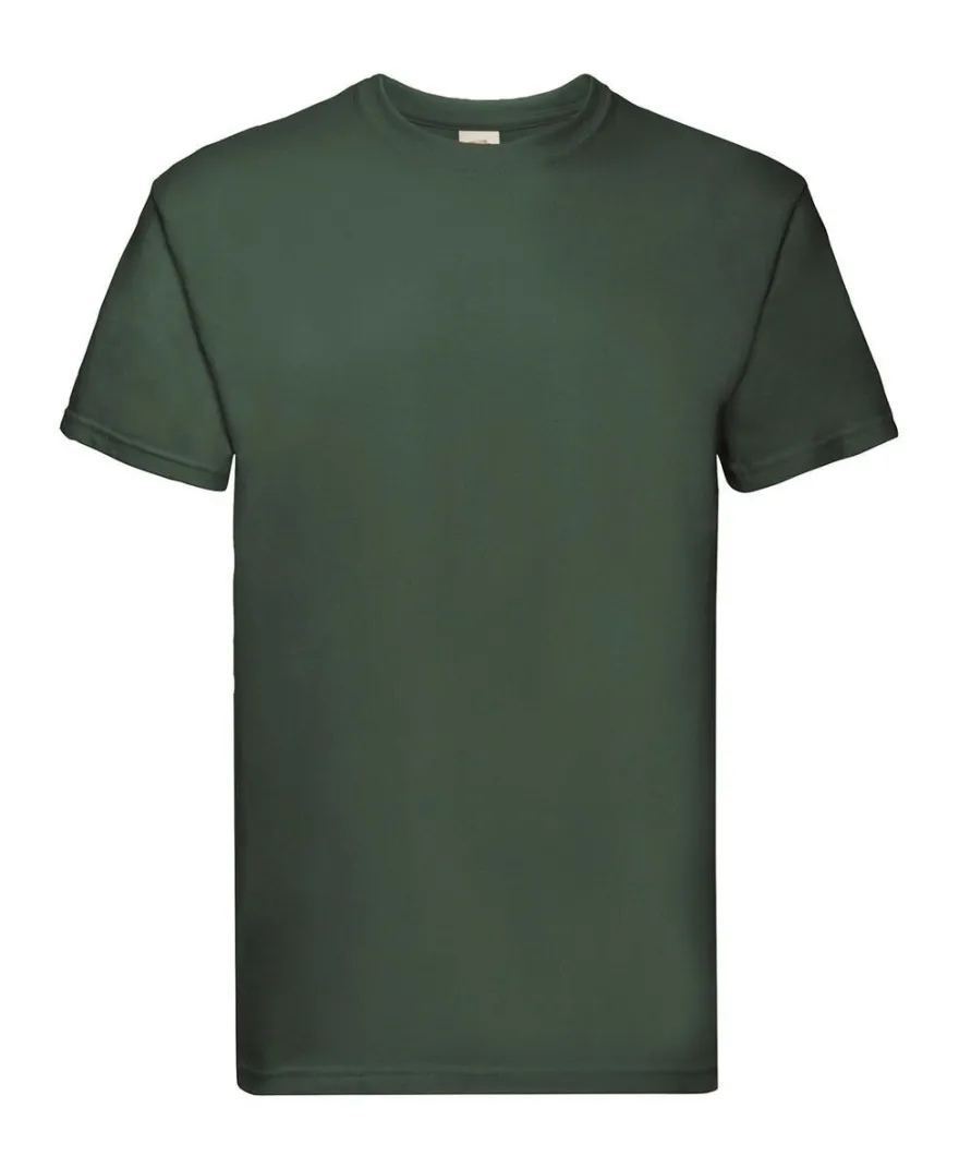 10er Pack T-Shirts FRUIT OF THE LOOM 18 Farben Super Premium Tee 61-044-0 NEU