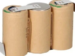 3er Reihe Akku Sub-C 3000mAh 3,6V NiMH mit Lötfahne im Pappmantel