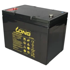 Ersatzakku für Invacare Storm 3 2x Kung Long Bleiakku KPH80-12N M6 12V 80Ah Longlife