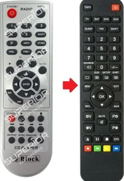 Ersatz Fernbedienung für Audio Block MHF700
