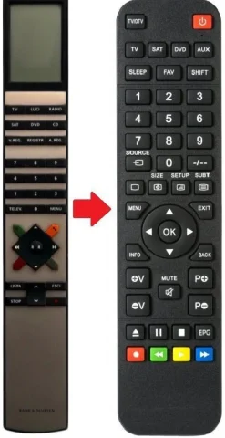 Ersatz Fernbedienung für Bang & Olufsen BEO4 [ Nür für Fernseher TV]