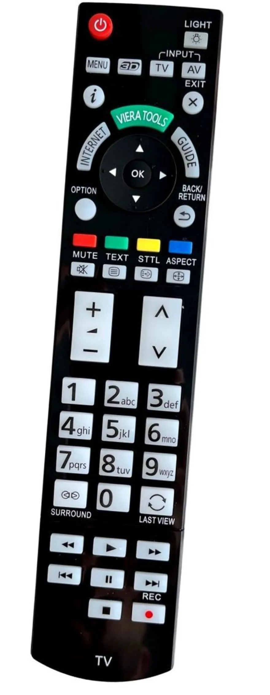 Ersatz Fernbedienung f?r Panasonic TV TX-L47DT50B | TX-L47DT50E | TX-L47DT50Y | TX-L4