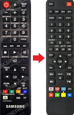 Ersatz Fernbedienung für Samsung AH59-02530A