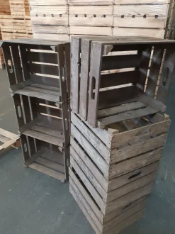 8er set alte Obstkisten