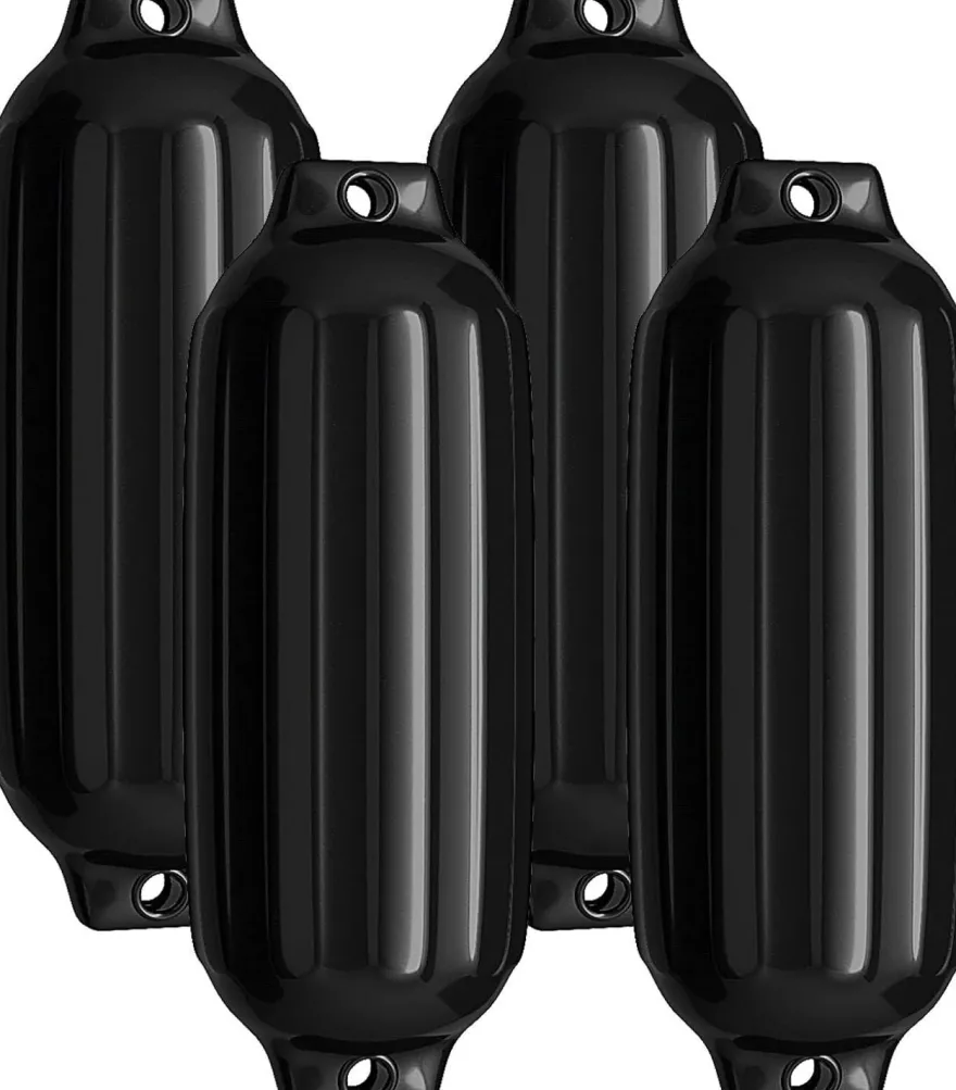 4er Set Bootsfender Langfender Kugelfender Set Boot Rammschutz Stegfender