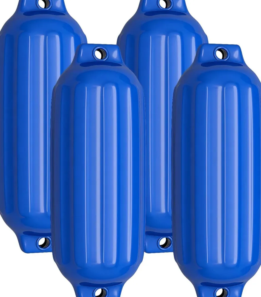 4er Set Bootsfender Langfender Kugelfender Set Boot Rammschutz Stegfender