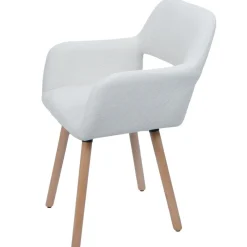 6er-Set Esszimmerstuhl HWC-A50 II, Stuhl Polsterstuhl, Holz Stoff Cord (400g/m²)