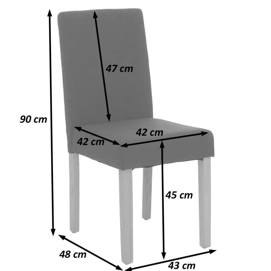 6er-Set Esszimmerstuhl Stuhl Küchenstuhl Littau