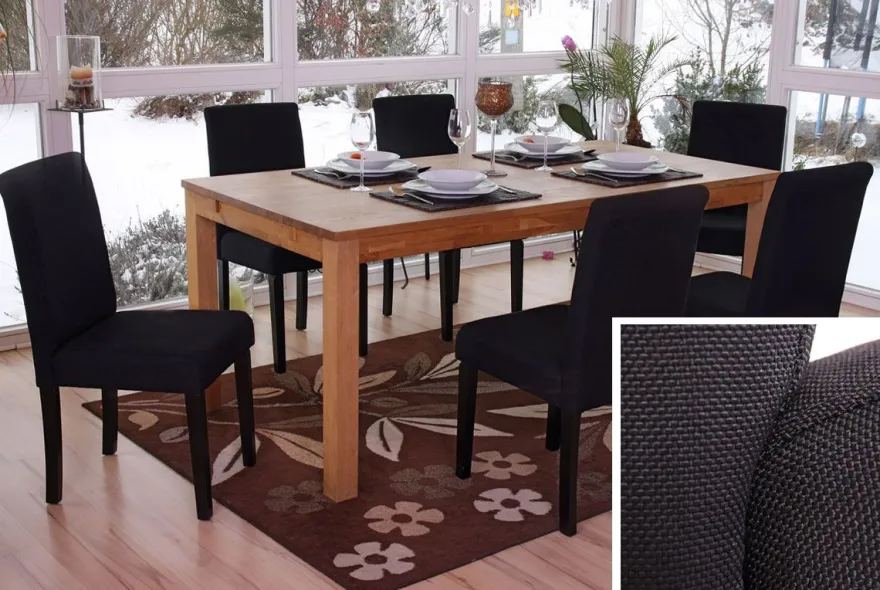 6er-Set Esszimmerstuhl Stuhl Küchenstuhl Littau