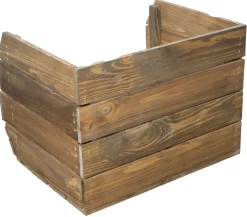 3er Set Küchenregal Olaf 40x33x30 cm in palisander Gemüsekiste Obsthorde Gemüsekor
