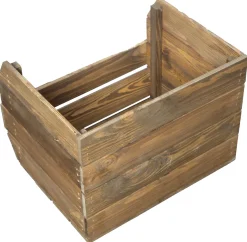 3er Set Küchenregal Olaf 40x33x30 cm in palisander Gemüsekiste Obsthorde Gemüsekor