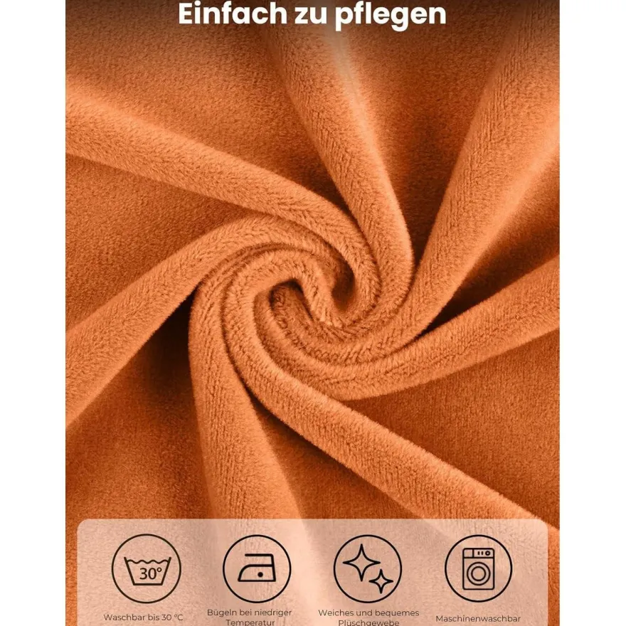 6er Set Stuhlhussen für Schwingstuhl, Stretch Samt-Stuhlbezug, Elastisch