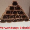 1er Stapelhilfe Wellen für Welshöhle 15cm braun Platten Aufbau Welse Deko Höhle